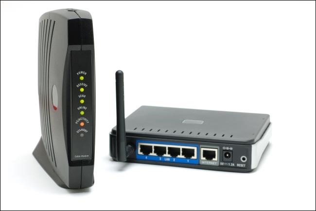 Modem and router units