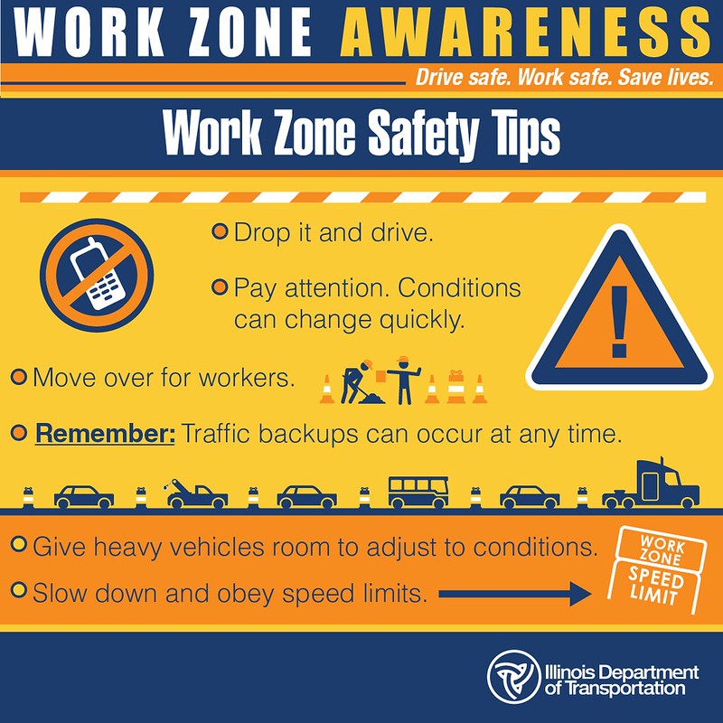 Work Zones Safety Tips